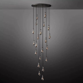 Raindrop Round Chandelier 47"