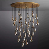 Raindrop Round Chandelier 60"