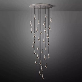 Raindrop Round Chandelier 60"