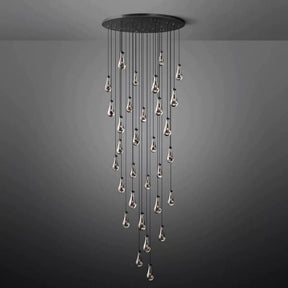 Raindrop Round Chandelier 60"