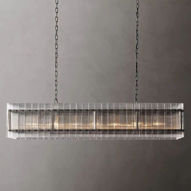 Serkan Rectangular Chandelier 54"