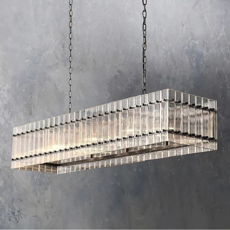 Serkan Rectangular Chandelier 54"