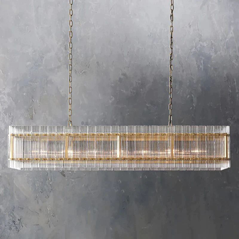 Serkan Rectangular Chandelier 54"