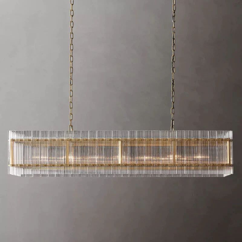 Serkan Rectangular Chandelier 54"