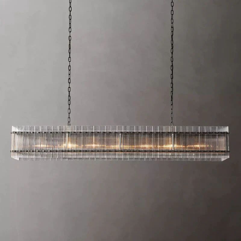 Serkan Rectangular Chandelier 72"