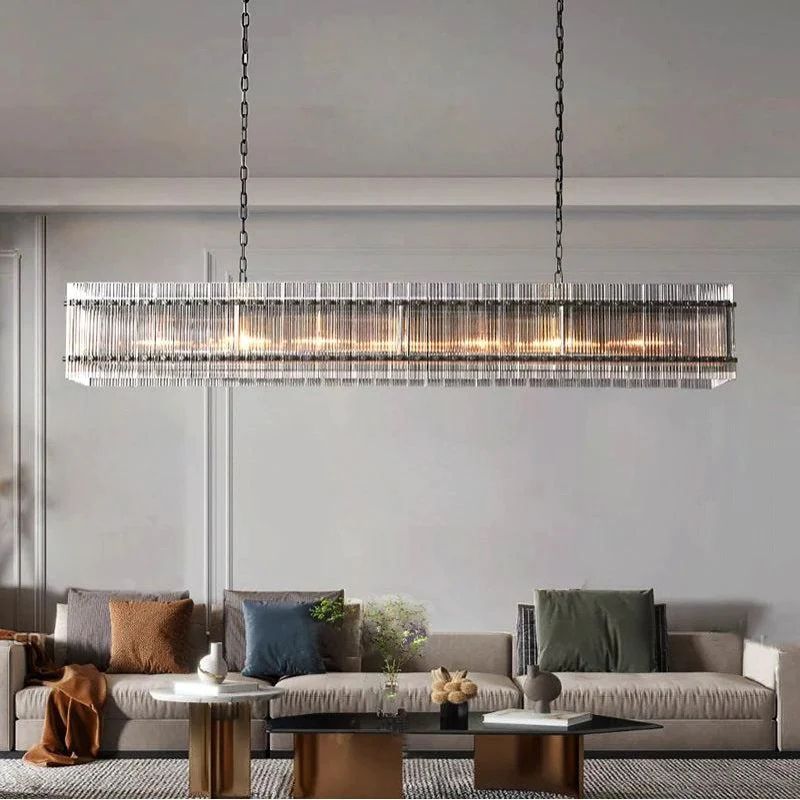 Serkan Rectangular Chandelier 72"