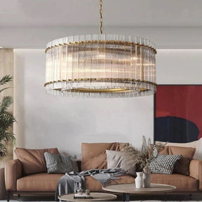 Serkan Round Chandelier 37"