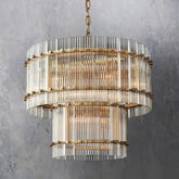 Serkan Two-Tier Luxury Round Chandelier 22"