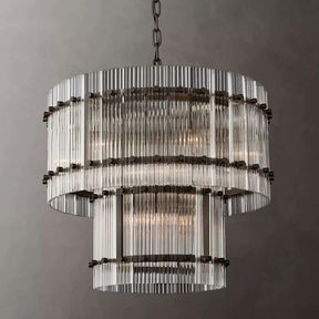 Serkan Two-Tier Luxury Round Chandelier 22"