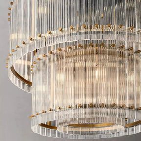 Serkan Two-Tier Luxury Round Chandelier 37"