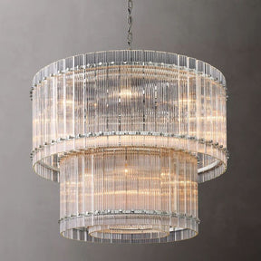 Serkan Two-Tier Luxury Round Chandelier 37"