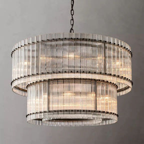 Serkan Two-Tier Luxury Round Chandelier 48"