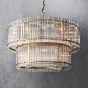 Serkan Two-Tier Luxury Round Chandelier 48"