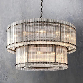 Serkan Two-Tier Luxury Round Chandelier 48"