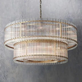 Serkan Two-Tier Luxury Round Chandelier 60"