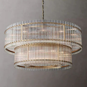 Serkan Two-Tier Luxury Round Chandelier 60"