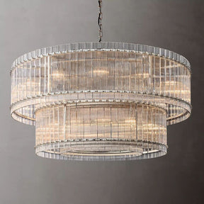 Serkan Two-Tier Luxury Round Chandelier 60"