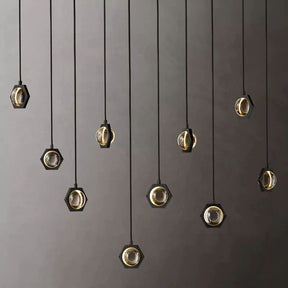 Celestial Linear Chandelier 72"