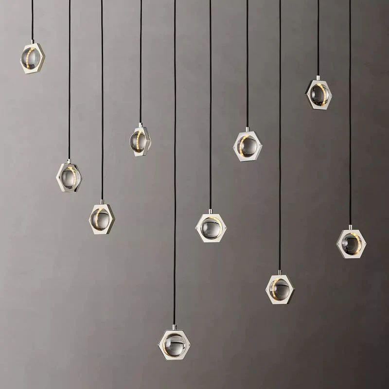 Celestial Linear Chandelier 72"