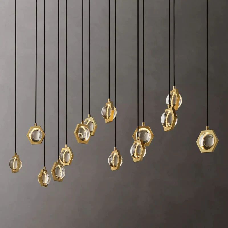 Celestial Linear Chandelier 72"