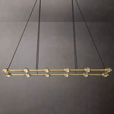 Celestial Rectangular Chandelier 72"