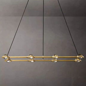 Celestial Rectangular Chandelier 54"