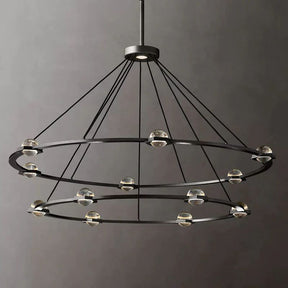 Celestial Two-Tier Round Chandelier 60"