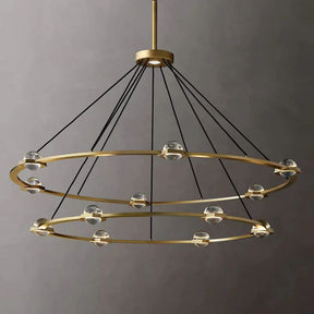 Celestial Two-Tier Round Chandelier 60"