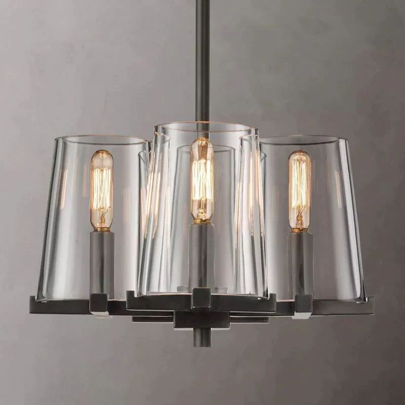 Triumph Glass 4-Lights Pendant