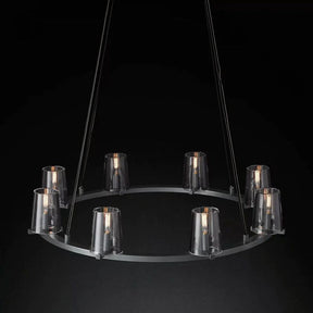 Triumph Glass Round Chandelier 36"