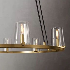 Triumph Glass Round Chandelier 36"