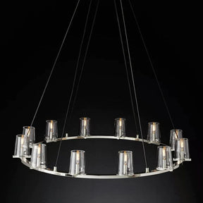 Triumph Glass Round Chandelier 48"