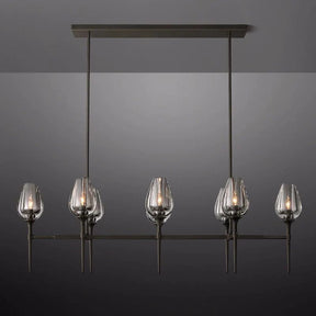 Luminous Tulip Linear Chandelier 52''