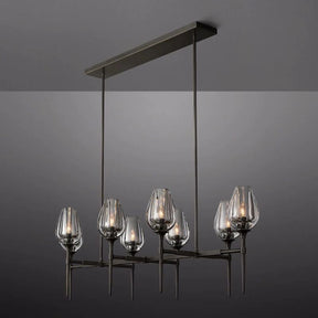 Luminous Tulip Linear Chandelier 52''