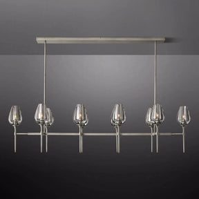 Luminous Tulip Linear Chandelier 65''