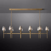 Luminous Tulip Linear Chandelier 65''