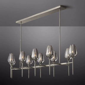 Luminous Tulip Linear Chandelier 65''