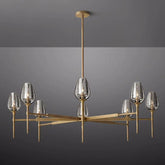 Luminous Tulip Round Chandelier 54''