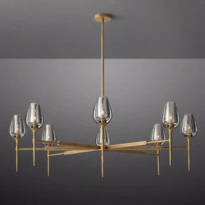 Luminous Tulip Round Chandelier 54''