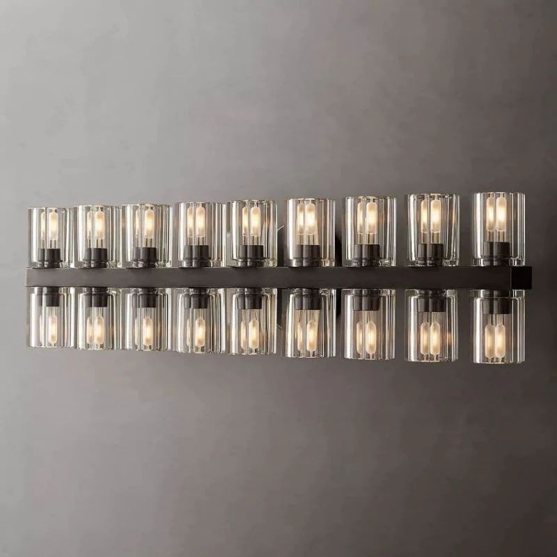 18 Lights Crystal Wall Sconce, Elegant Luxury Wall Light Fixture | Homevator