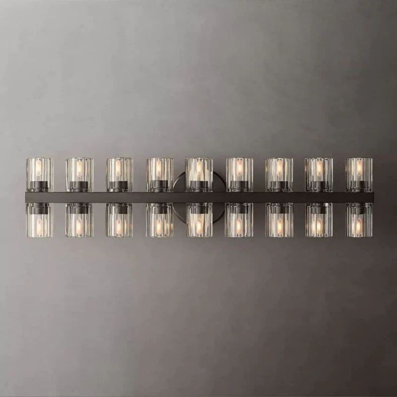 18 Lights Crystal Wall Sconce, Elegant Luxury Wall Light Fixture | Homevator