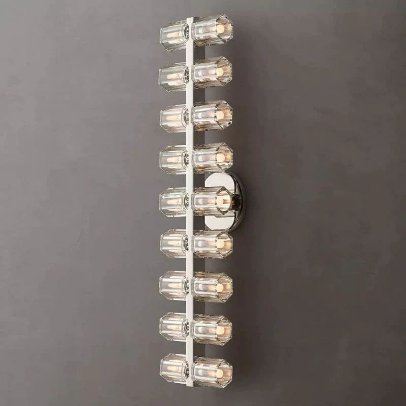 18 Lights Crystal Wall Sconce, Elegant Luxury Wall Light Fixture | Homevator