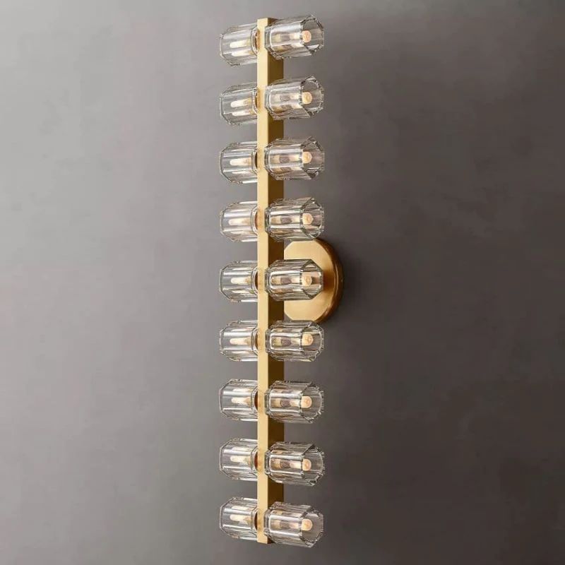 18 Lights Crystal Wall Sconce, Elegant Luxury Wall Light Fixture | Homevator