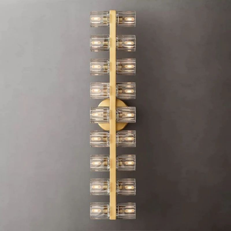 18 Lights Crystal Wall Sconce, Elegant Luxury Wall Light Fixture | Homevator