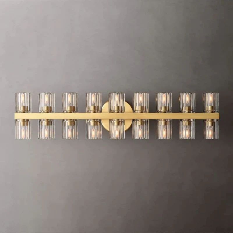 18 Lights Crystal Wall Sconce, Elegant Luxury Wall Light Fixture | Homevator