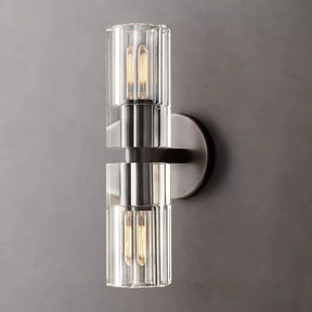 2 Lights Wine-Glass Wall Sconce, Stylish Crystal Wall Lights for Living Room | Homevator