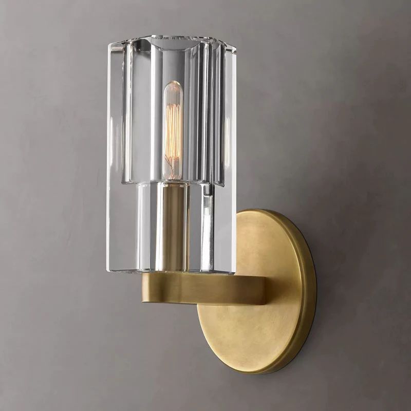 Wine-Glass Modern Crystal Wall Sconce for Living Room And Bedroom | Homevator