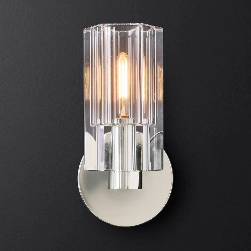 Wine-Glass Modern Crystal Wall Sconce for Living Room And Bedroom | Homevator