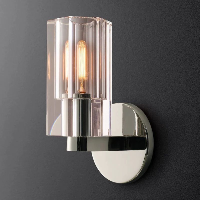 Wine-Glass Modern Crystal Wall Sconce for Living Room And Bedroom | Homevator