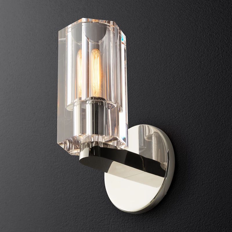 Wine-Glass Modern Crystal Wall Sconce for Living Room And Bedroom | Homevator